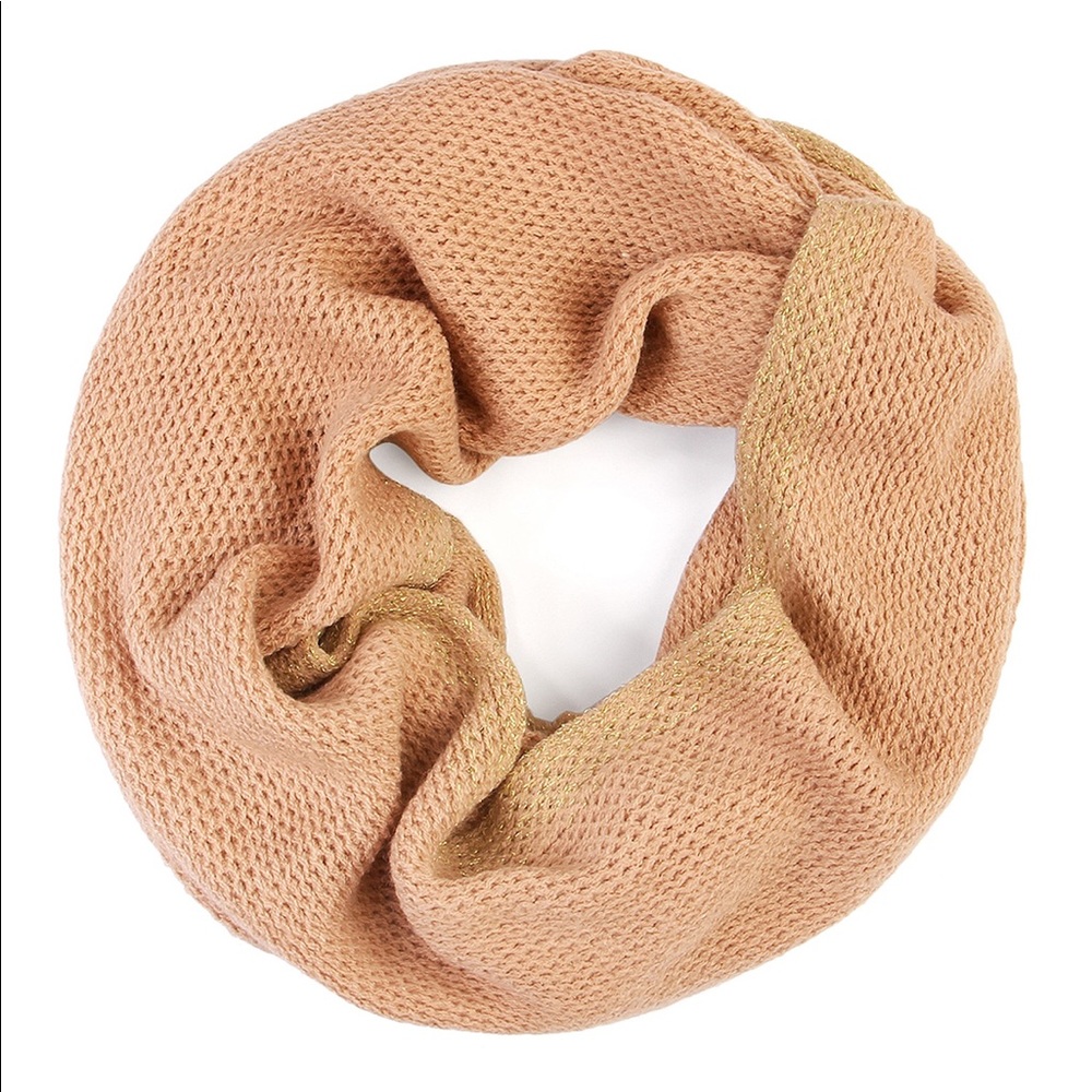 Peach Infinity Scarf